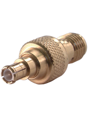 Huber+Suhner - 33_MCX-SMA-50-1/111_UE - Adapter MCX male/SMA female 50 Ohm, 33_MCX-SMA-50-1/111_UE, Huber+Suhner