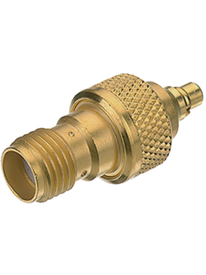 Huber+Suhner - 33_MMCX-SMA-50-1/111_UE - Adapter MMCX male/SMA female 50 Ohm, 33_MMCX-SMA-50-1/111_UE, Huber+Suhner