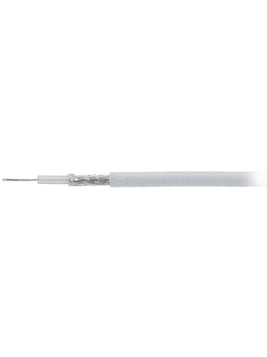 Huber+Suhner - RG-187A/U - Coaxial cable   1 x0.31 mm Steel wire strand, copper-plated, silver-plated (StCuAg) white, RG-187A/U, Huber+Suhner
