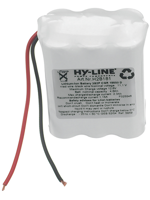 Hy-Line - H2B181 - Li-Ion-Battery 11.1 V 4600 mAh, H2B181, Hy-Line