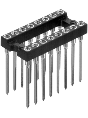 Preci-Dip - 123-83-320-41-001 - IC socket, wire-wrap, DIL 20, 123-83-320-41-001, Preci-Dip