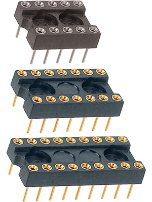 Fischer Elektronik - DIL 18 EG - Precision IC socket, gold plated, DIL 18, DIL 18 EG, Fischer Elektronik