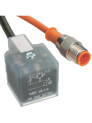 Belden Lumberg - RST 5-3-VAD 1A-1-3-226/1 M - Cable with plug Valve Connector A Socket M12 Plug 1.00 m, RST 5-3-VAD 1A-1-3-226/1 M, Belden Lumberg