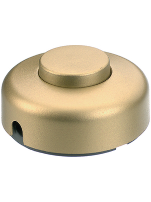 Inter Baer - 5062-010.01 - Foot-operated intermediate switch, 1-pole gold, 5062-010.01, inter B?R
