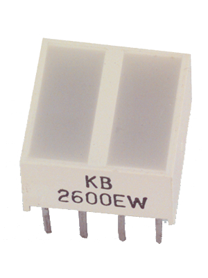 Kingbright - KB-2600EW - LED Light Bars red 10 x 10 mm, KB-2600EW, Kingbright
