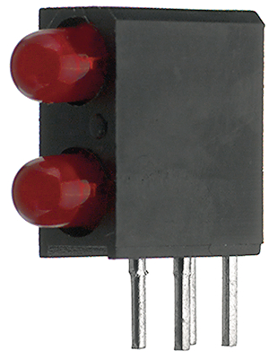 Kingbright - L-7104MD/2ID - PCB LED 3 mm round red standard, L-7104MD/2ID, Kingbright