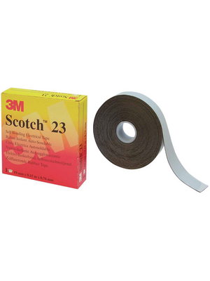 3M - SCOTCH 23, 38MMX9 - Self-fusing tape, 38mmx9m black 38 mmx9 m, SCOTCH 23, 38MMX9, 3M