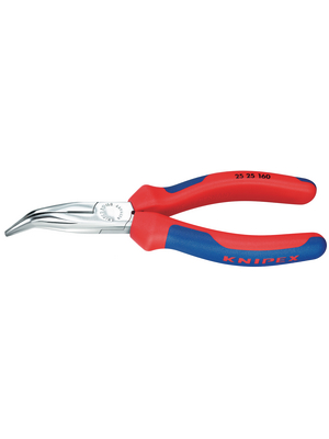 Knipex - 25 25 160 - Flat-nose pliers with cutter 160 mm, 25 25 160, Knipex