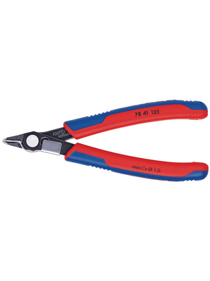 Knipex - 78 41 125 - Electronic Side Cutter with bevel, 78 41 125, Knipex