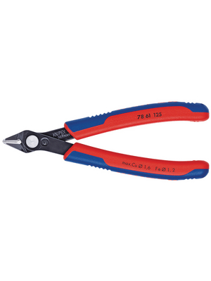 Knipex - 78 61 125 - Electronic Side Cutter without bevel, 78 61 125, Knipex