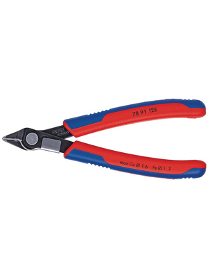 Knipex - 78 91 125 - Electronic Side Cutter small bevel, 78 91 125, Knipex