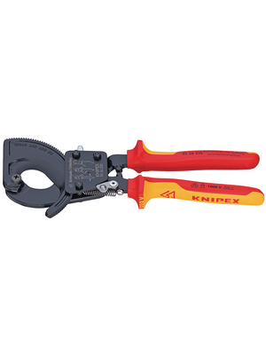Knipex - 95 36 250 - Cable cutters with ratchet principle, 95 36 250, Knipex