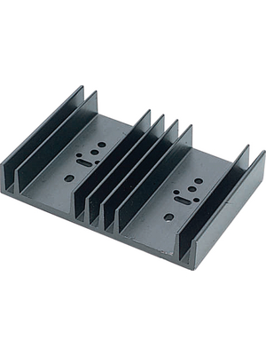 Austerlitz Electronic - KS105-1000E - Heat sink 1000 mm 1.3 K/W  @ 75 W black anodised, KS105-1000E, Austerlitz Electronic