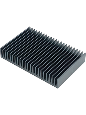 Austerlitz Electronic - KS150-1000E - Heat sink 1000 mm 1.3 K/W  @ L=100 mm black anodised, KS150-1000E, Austerlitz Electronic