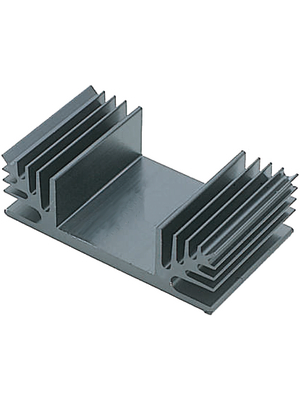 Austerlitz Electronic - KS65.4-100E - Heat sink 100 mm 3 K/W  @ 20 W black anodised, KS65.4-100E, Austerlitz Electronic