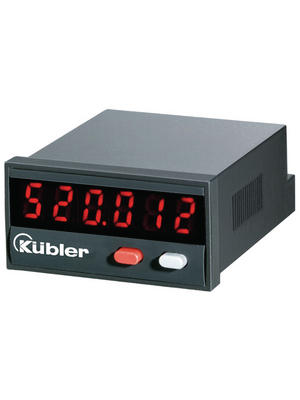 Kbler - 6.520.012.300 - Pulse counter 6-digit LED 30 Hz / 60 kHz PNP, NPN 10...30 VDC, 6.520.012.300, Kbler