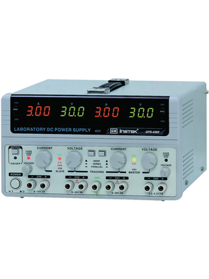GW Instek - GPS-4303S - Laboratory Power Supply 4 Ch. 0...30 VDC 3 A / 0...30 VDC 3 A / 2.2...5.2 VDC 1 A / 8...15 VDC 1 A, GPS-4303S, GW Instek