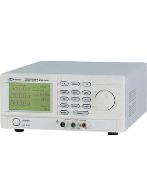 GW Instek - PSP-2010+RS232 - Laboratory Power Supply 1 Ch. 0...20 VDC 10 A, Programmable, PSP-2010+RS232, GW Instek