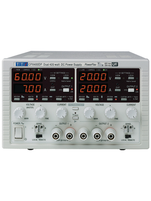 Aim-TTi - CPX400D - Laboratory Power Supply 2 Ch. 0...60 VDC 20 A / 0...60 VDC 20 A, CPX400D, Aim-TTi