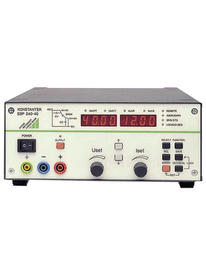 Gossen Metrawatt - SSP120-20 - Laboratory Power Supply 1 Ch. 0...20 VDC 10 A, SSP120-20, Gossen Metrawatt