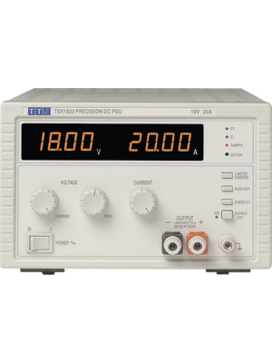 Aim-TTi - TSX1820 - Laboratory Power Supply 1 Ch. 0...18 VDC 20 A, Programmable, TSX1820, Aim-TTi