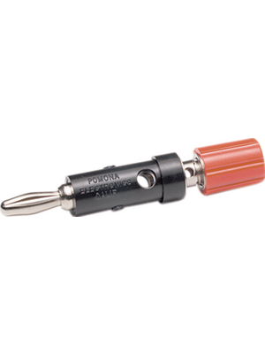Pomona - 2894-0 - Plug/binding post ? 4 mm black 30 VAC 60 VDC, 15 A 39.5 mm, 2894-0, Pomona