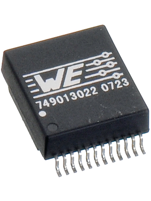 Wrth Elektronik - 749010012A - LAN transformer SMD 1:1 350 uH Ports=1, 749010012A, Wrth Elektronik