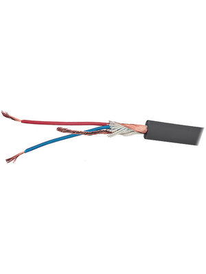 Contrik - ZNK 2/6-BL - Audio cable   2 x0.22 mm2 black, ZNK 2/6-BL, Contrik