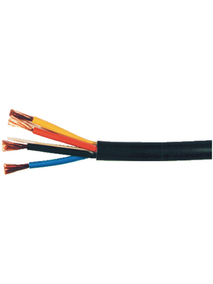 Kabeltronik - L-RP 4X4,00 MM2 - Audio cable   4 x4.00 mm2 black, L-RP 4X4,00 MM2, Kabeltronik