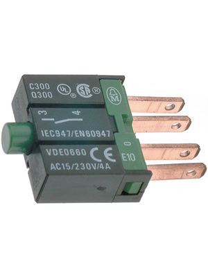 Eaton Moeller - E10 - Button switch element 1 make contact (NO), E10, Eaton M?ller