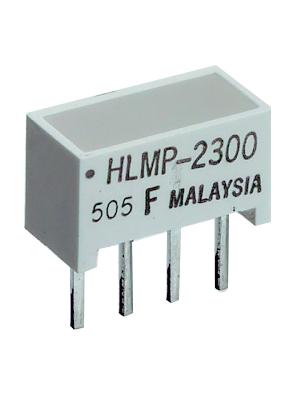 Broadcom - HLMP-2400 - LED Light Bars yellow 8.89 x 3.81 mm, HLMP-2400, Broadcom