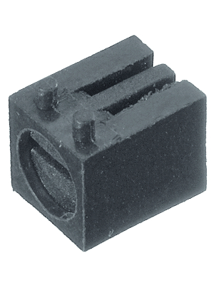 Fischer Elektronik - DH5W - LED holder black 5 mm, DH5W, Fischer Elektronik
