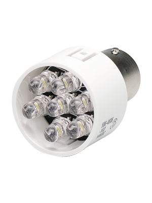 Dialight - 586-4606-103F - LED indicator lamp, BA15s, 14 VDC, 586-4606-103F, Dialight