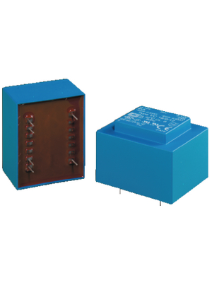 Block - VC 5.0/1/6 - PCB transformer 5.0 VA 6 VAC  (1x), VC 5.0/1/6, Block