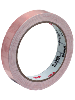 3M - 1181 12MMX16.5M - Smooth copper tape copper 12 mmx16.5 m, 1181 12MMX16.5M, 3M