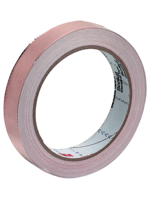 3M - 1245 12MMX16.5M - Embossed copper tape copper 12 mmx16.5 m, 1245 12MMX16.5M, 3M