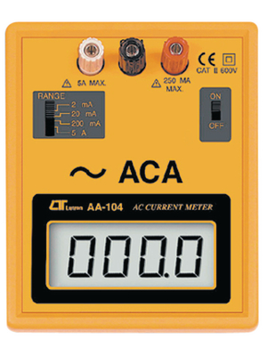 Lutron - AA-104 +CAL - Desktop ammeter AC AVG, AA-104 +CAL, Lutron