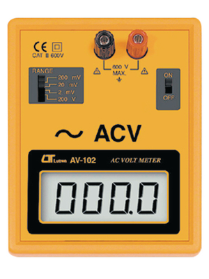 Lutron - AV-102 +CAL - Desktop voltmeter AC AVG, AV-102 +CAL, Lutron