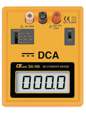Lutron - DA-103 +CAL - Desktop ammeter DC 5 ADC, DA-103 +CAL, Lutron