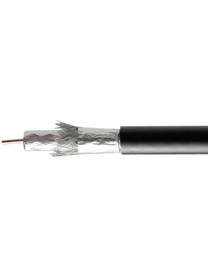 Macab - RG-11T - Coaxial cable   1 x1.63 mm Copper wire blank black, RG-11T, Macab