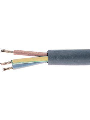  - H07RN-F 2X1.5 MM2 - Mains cable   2 x1.50 mm2 Bare copper stranded wire unshielded Rubber black, H07RN-F 2X1.5 MM2