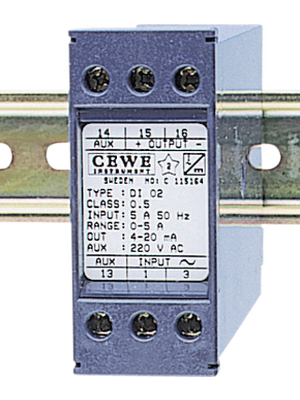CEWE - DI 120, 0-1A/0-20MA - Signal Conditioner, DI 120, 0-1A/0-20MA, CEWE