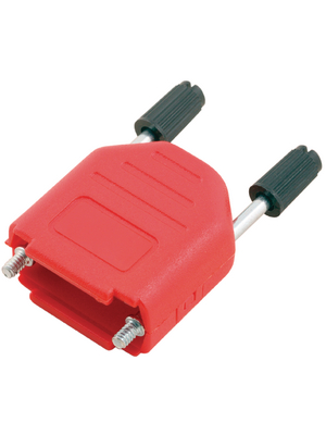 Encitech Connectors - DPPK09-R-K - D-Sub plastic hood 9P, DPPK09-R-K, Encitech Connectors
