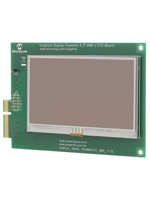 Microchip - AC164127-6 - Display 4.3 inch 480 x 272 Board - 9 V, AC164127-6, Microchip