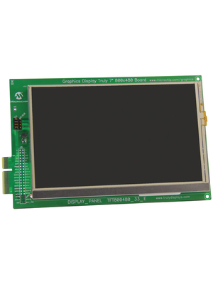 Microchip - AC164127-9 - Graphics Display 7 inch 800 x 480 Board -, AC164127-9, Microchip