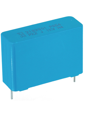 EPCOS - B32653A7104K000 - Capacitor, radial,  100 nF, 10%, B32653A7104K000, EPCOS