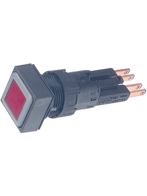 Eaton Moeller - Q18LT-RT - Illuminated push button red 18 x 18 mm, Q18LT-RT, Eaton M?ller