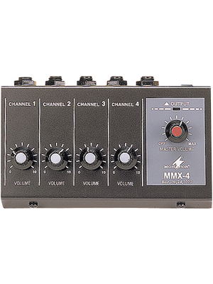 Monacor - MMX-4 - Microphone mixer, MMX-4, Monacor
