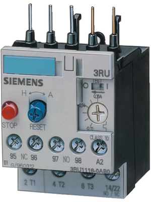 Siemens - 3RU1116-0GB0 - Overload relay SIRIUS 3RU1 0.45...0.63 A, 3RU1116-0GB0, Siemens