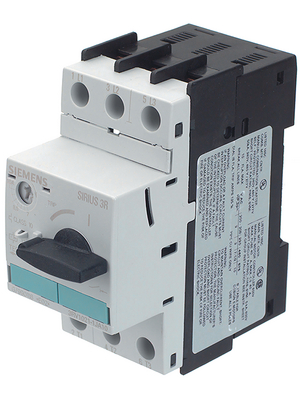 Siemens - 3RV1021-1AA10 - Power Switch, 1.1...1.6 A, 1.6 A, 3RV1021-1AA10, Siemens
